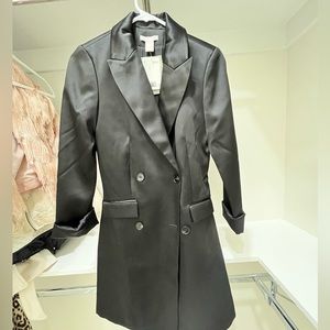 Brand new blazer dress. Silk.